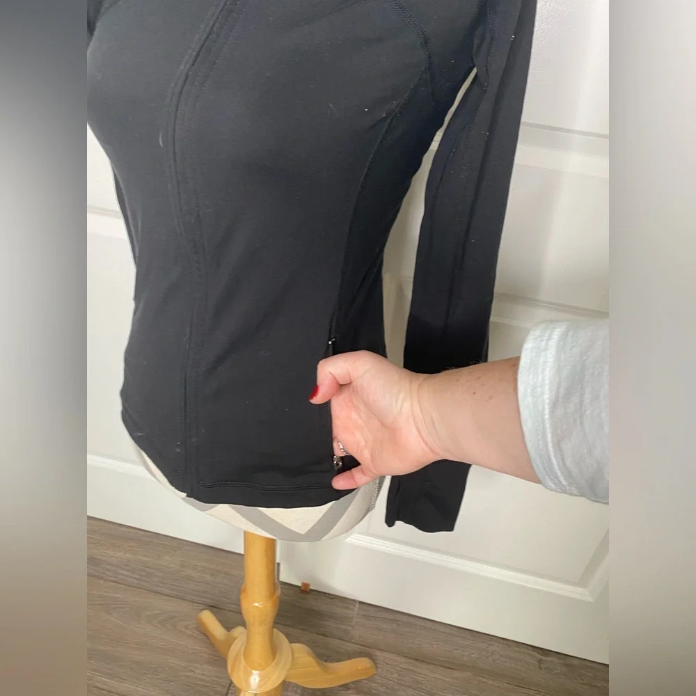 Gap Fit XS Black Zip Up Jacket - Picture 2 of 6